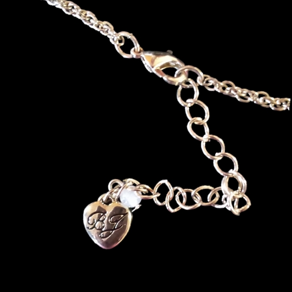 Betsey Johnson Wine & Crystal Challis & Assorted Charms Necklace - Picture 4 of 4